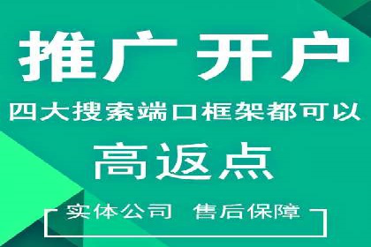 保险行业渠道开户返点案例